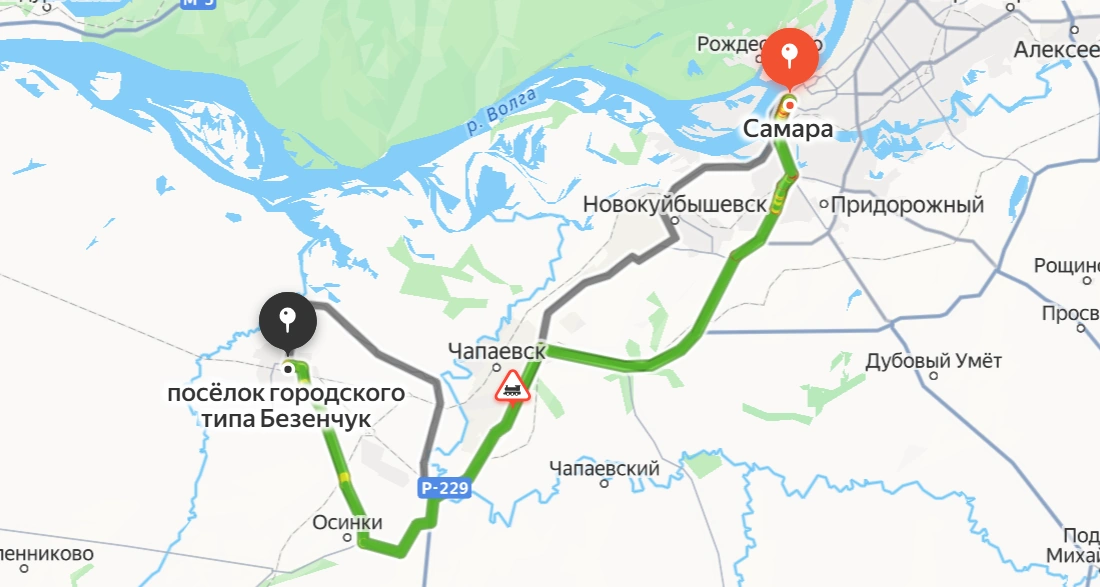 Безенчук — Самара
