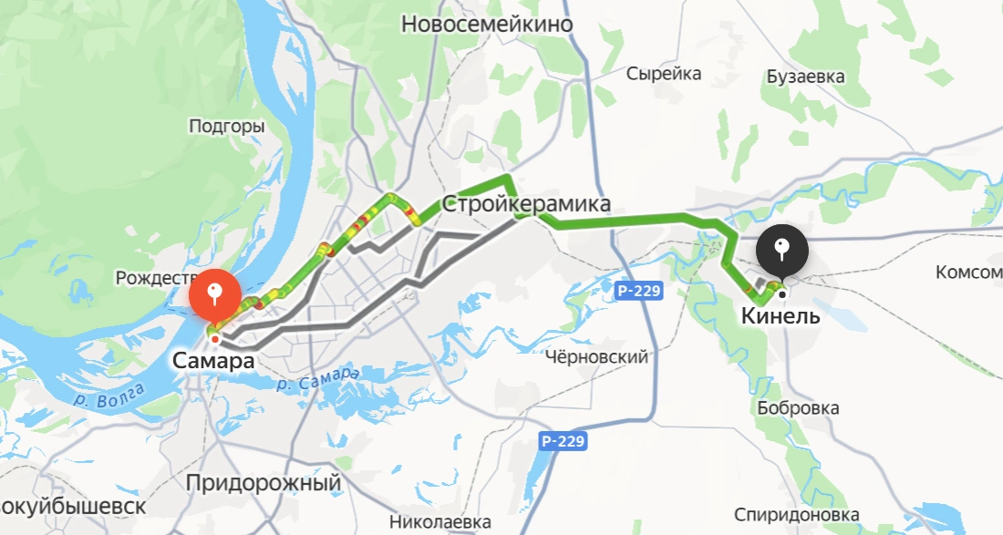 Кинель — Самара