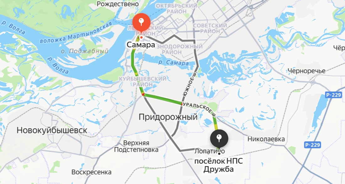 НПС Дружба — Самара