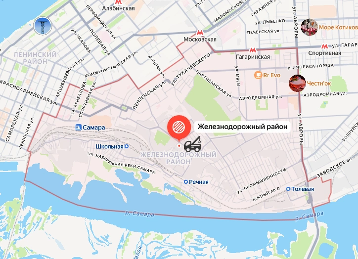 Железнодорожный район, Самара