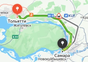 эвакуатор межгород, Тольятти - Самара